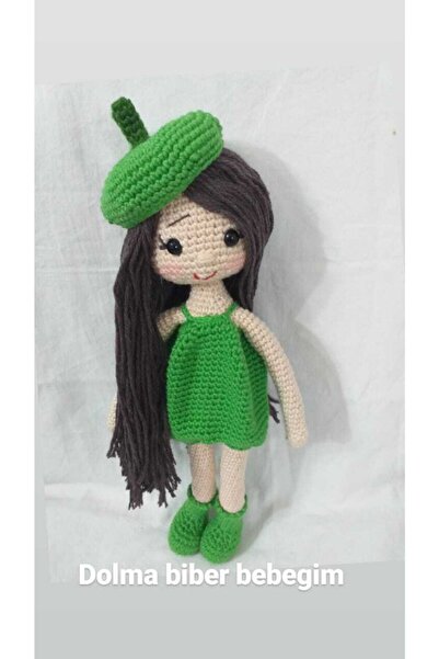 Trend bayb Amigurumi Dolma Biberi Bebek