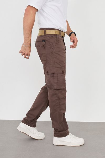 FRANKNESS JNS Ανδρικό παντελόνι Cargo Relaxed Cut ύφασμα Lycra Gabardine Νέα σεζόν
