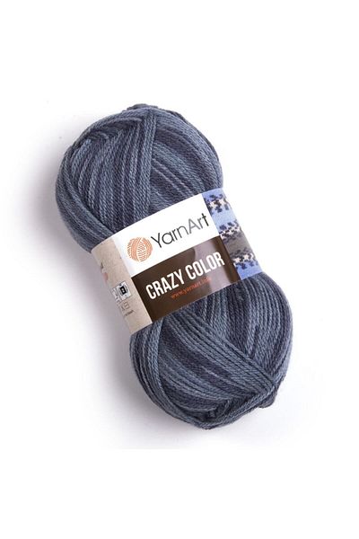 Yarnart Κλωστή πλεξίματος Crazy Color Ebruli-652
