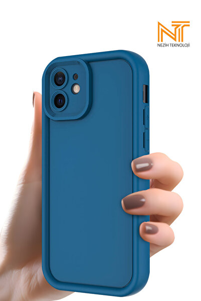 Nezih Case غطاء بتصميم لامع ومتوافق مع هاتف Apple iPhone 11 مع حماية للكاميرا