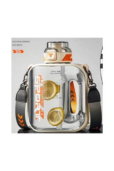 Vagonlife Tkk 1022 Model Sports Water Bottle - 1600 Ml White