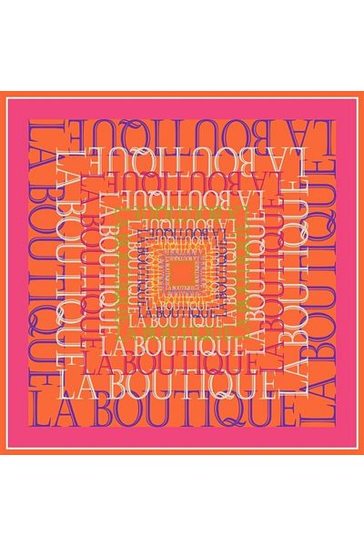LA BOUTIQUE Φυτικό Φουλάρι 1047-13 - 90x90