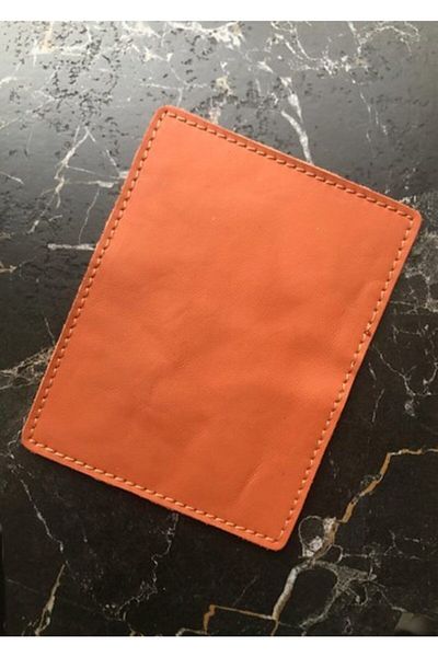 Bag Ard Unisex Tan Genuine Leather Card Holder Wallet - 9004
