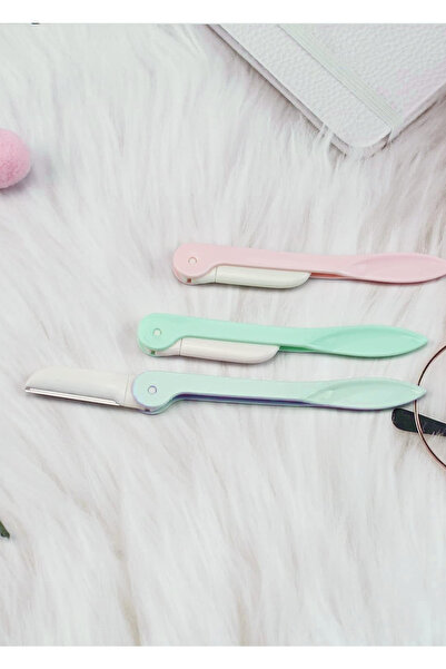 Pufwin Home Beckbonny 3 Adet Profesyonel Yüz Jileti Kaş Usturası Kadın Epilasyon Jileti Kaş Düzeltici 3lü