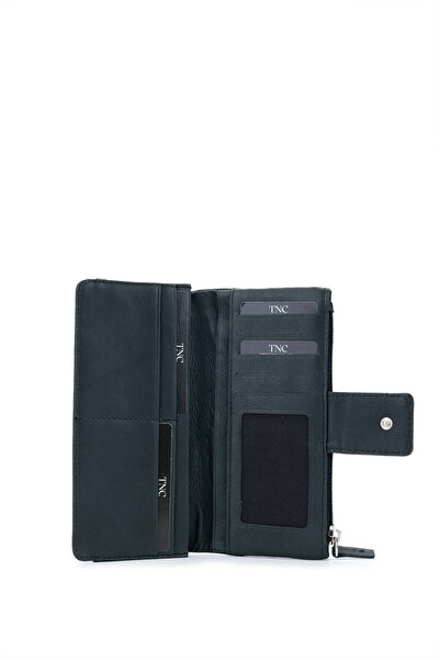 Tamer Tanca Genuine Leather Men's Khaki Wallet