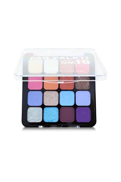 MUJGAN Gece Şıklığı 16 Renk Far Paleti