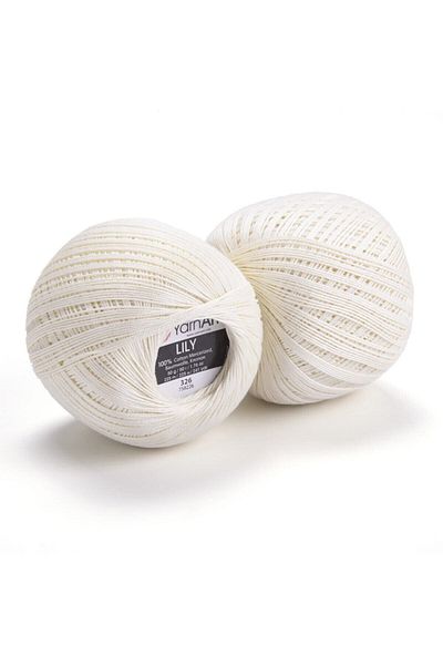 Yarnart Lily - Mercerized Lace Floss Cream-326