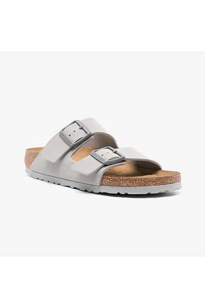 Birkenstock Women's Gray Arizona Bf Slippers