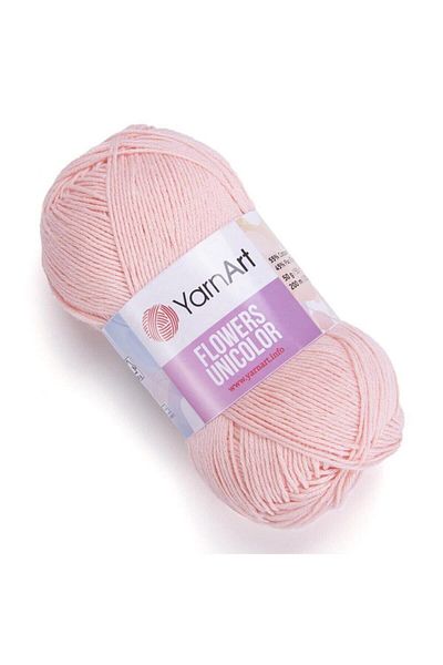 Yarnart Λουλούδια Unicolor - Πλεκτό Χέρι Νήμα Ροζ-734
