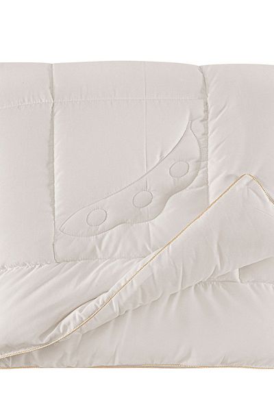 Sarev Soybean Ecru King Size Soy Protein Fiber Quilt 215*235 cm