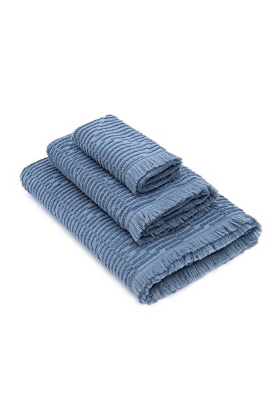 Green Black by Ecocotton Anisa Mavi 100% бавовна, жакардовий 3-предметний набір рушників для лазні