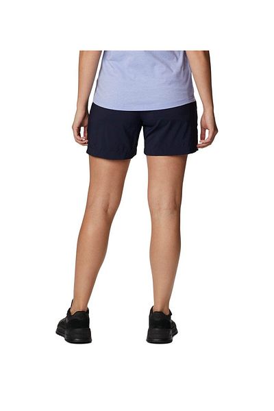 Columbia Pantaloni scurți de damă model uni bleumarin - talie obișnuită, țesătură 2037201 -472