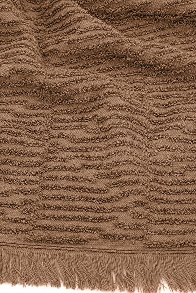 Green Black by Ecocotton Anisa Коричневий 100% бавовна жакардовий 3-предметний набір рушників для хамаму