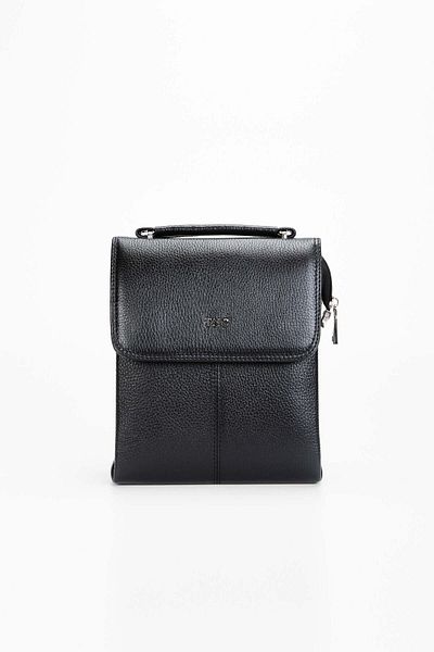 Tamer Tanca Genuine Leather Black Men's Handbag