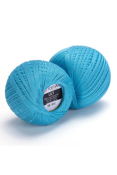 Yarnart Lily - Mercerized Lace Σχοινί Τιρκουάζ-008
