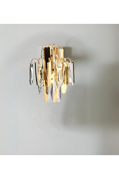 RONİSU AYDINLATMA Daisy Taşlı Aplik Avize Kristal Taşlı Aplik Duvar Aydınlatma