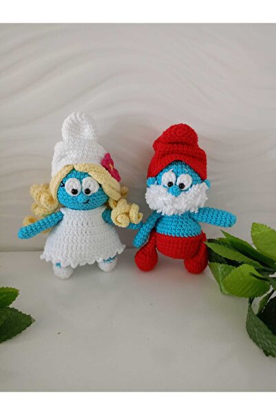 ŞİRİNLER Toy Şirin Baba and Syringe - Organic, Hand Organized