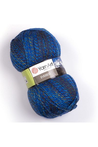 Yarnart Everest - Μαρμάρινο Χέρι Πλεκτό Νήμα Ebruli-7043