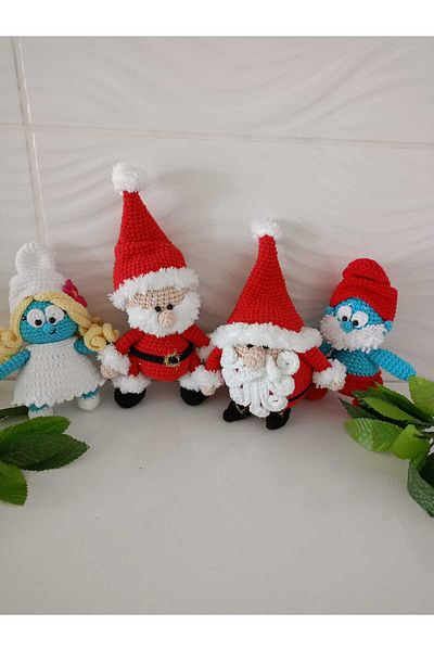 Penguen Knitted Fun Toys - Syringe, Syringe, Santa Claus, Dwarf