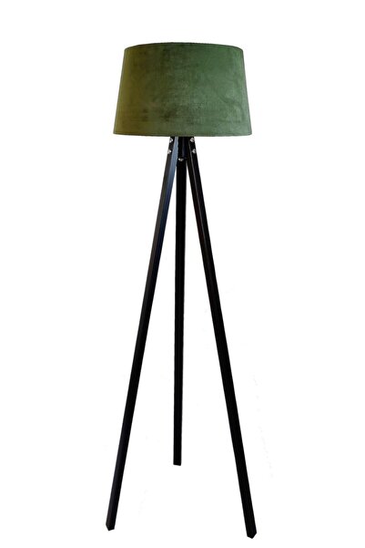 Lambada Beta Serisi 3 Ayaklı Tripod Masif Lambader( Yeşil- Siyah Ayak)