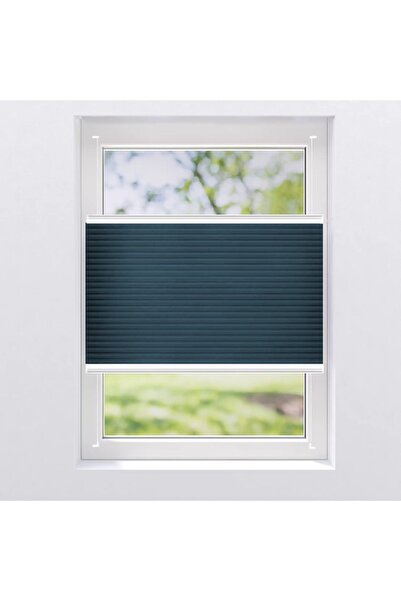 MD Plise Beyaz Alüminyum Kasa 100x200 Karartma (BLACKOUT) Plise Perde