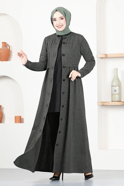 ModaMerve Msl8004 Model Khaki Buttoned Cap
