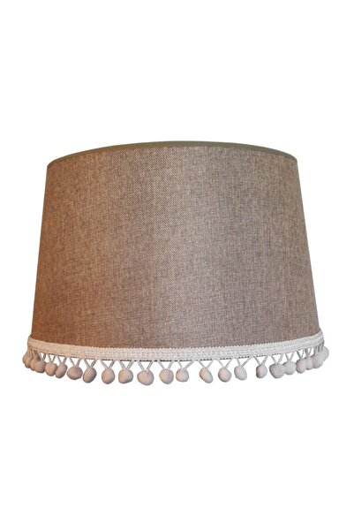 Lambada Ponponlu Lambader Şapkası( Bej Keten)