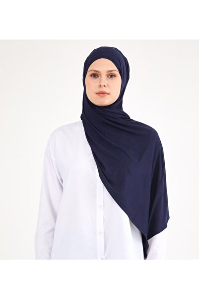 Differenza Combed Cotton Shawl Navy Blue