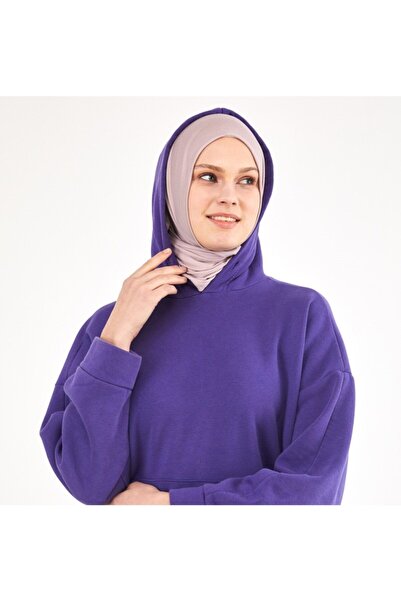 Differenza Χτενισμένο βαμβακερό σάλι λιλά