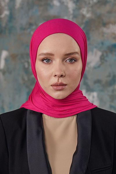 Differenza Neon Fuchsia Combed Shawl