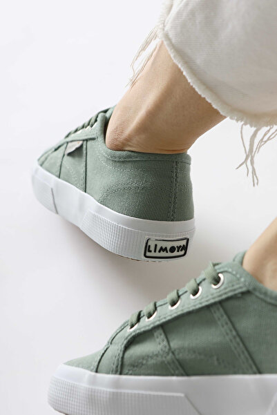Limoya Timon Mint Comfortable Sole Linen Women's Sneakers, Women's Sneakers