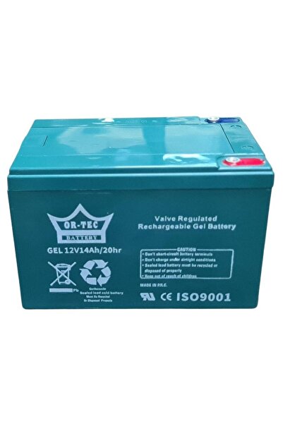ORTEC 12v 14 Ah 4'lü Set Elektrikli Motosiklet AKÜSÜ Volta Vsm Vsc