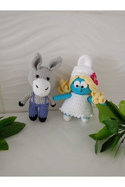 designbyoykum Organic Knitted Toy Squeezy and Donkey Toy
