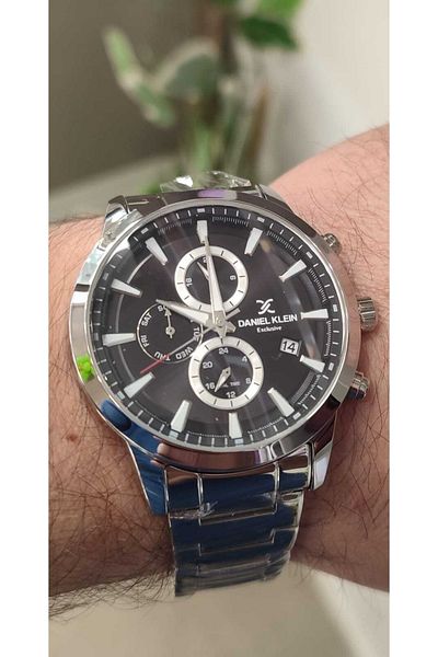 Daniel Klein Steel Function Men's Wristwatch 3 Atm Waterproof