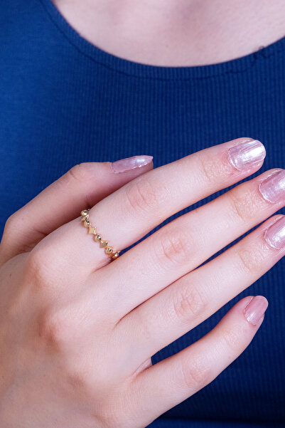 Adil İdil Kuyumculuk Simetrik Şık Tasarım Yüzük