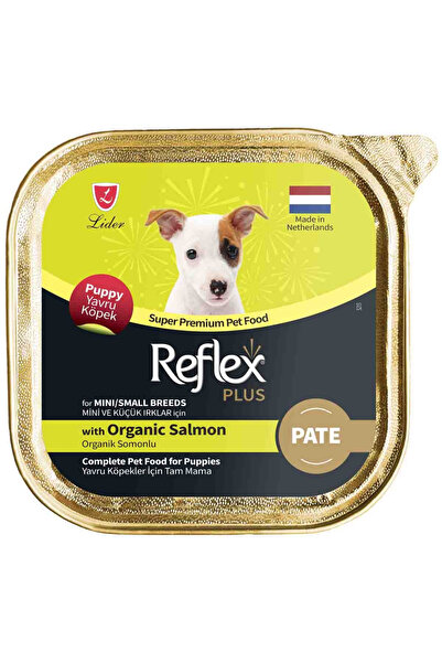 Reflex Pate Organik Somonlu Mini ve Küçük Irklar İçin Yavru Köpek Konservesi 85gr