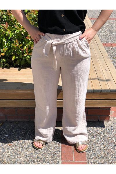 BAKTAGÖR Muslin Fabric Trousers