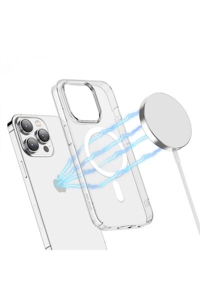 Green Lion Green Magsafe Delgado Case For iPhone 14 Pro Max ( 6.7" ) - Clear