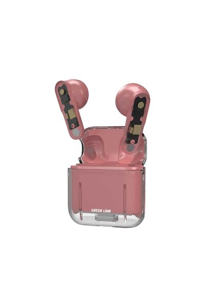 Green Lion Solo TWS Kablosuz Kulaklık, Şeffaf Tasarımlı, BT 5.3, 8 Saat Müzik...
