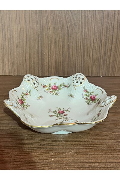 tayfuntufan antika koleksiyon rosenthal classic rose gofreli ve ajurlu sunuml...