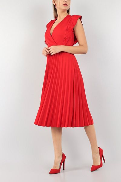 Phoenix Women Dumbbell Pleated Dress