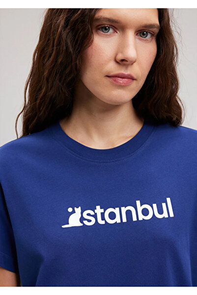 Mavi Blue Istanbul Printed T-Shirt