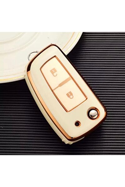 AYZ GARAGE Husă pentru chei din material Tpu Nissan cremă