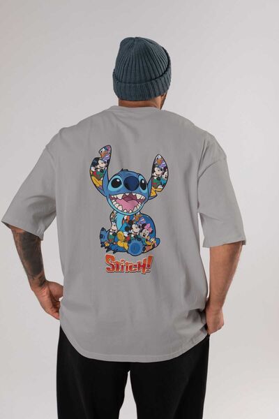 Ankhises Tricou pentru bărbați, bumbac, cu cusături supradimensionate, cu gât roșu, pentru damă - Imprimat pe spate