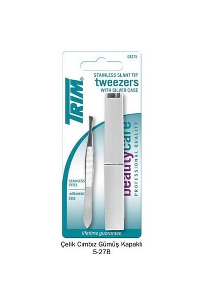 Trim ملقط فولاذي بغطاء فضي - 5-27 ب