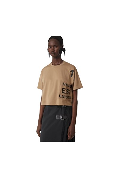 BURBERRY Organic Cotton Horsefery Cropped