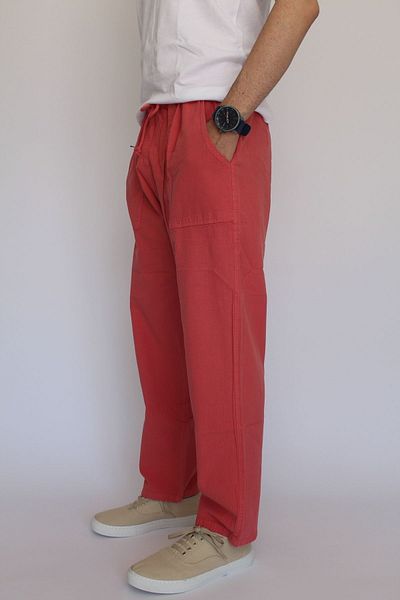 nobility jean Unisex Summer Linen Trousers with Elastic Waist Comfortable Fit Cotton Cool-Keeping Linen Trousers