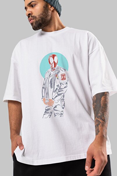 Ankhises Rebeliion Mercenary White Oversize kroj T-shirt - Unisex Muškarci Že...