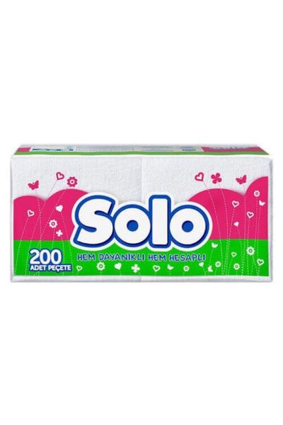 Solo 24'lü Solo Peçete 200-lü