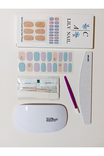 Lily Nail Kalıcı Oje / 3d Jel Tırnak Full Set Tırnak Bakım Yağı